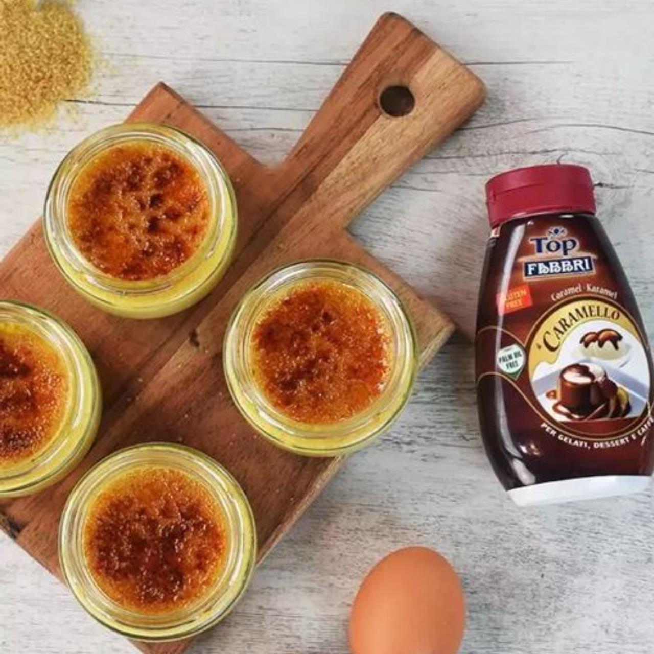 Caramel crème brûlée