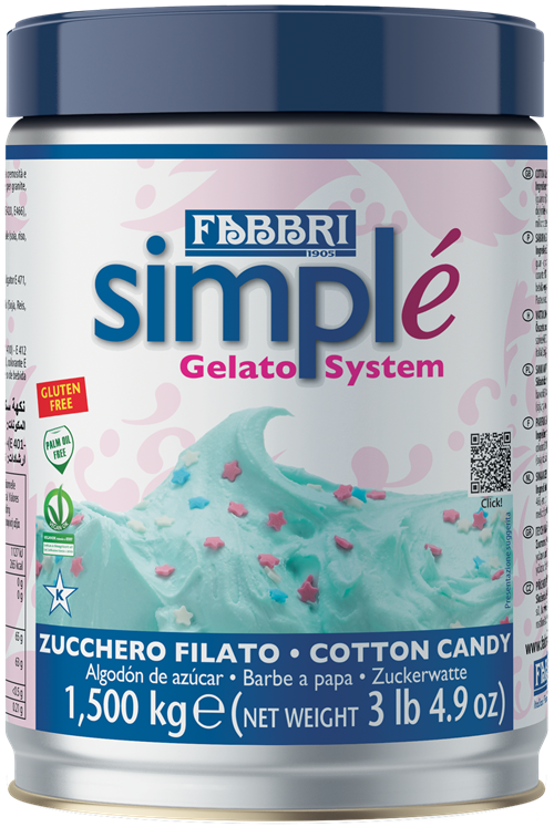 Blue Cotton Candy Simplé