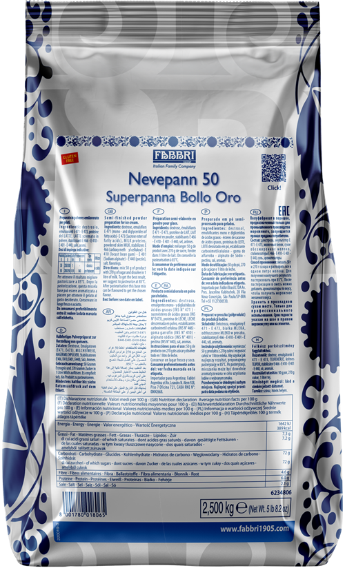 Nevepann 50 Bollo Oro