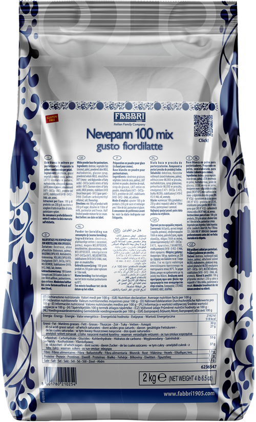 Nevepann 100 mix Fiordilatte