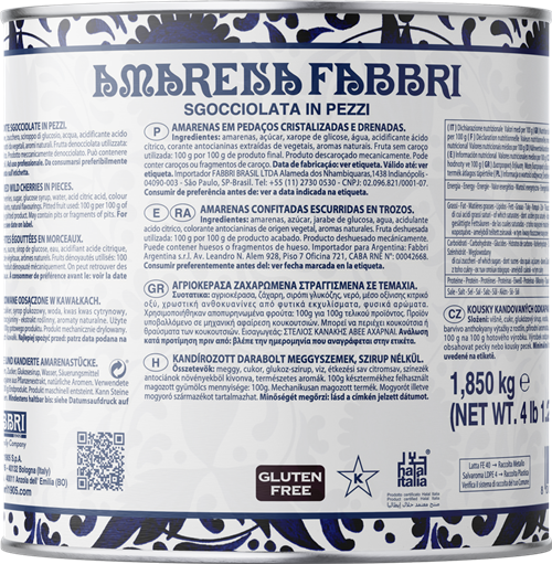 Amarena Fabbri drained in pieces