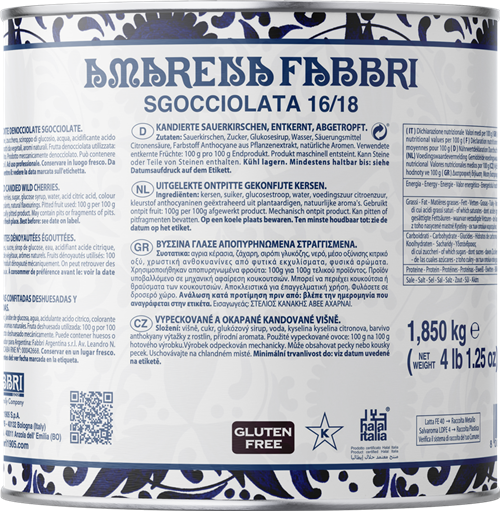 Fabbri Amarena Whole Drained