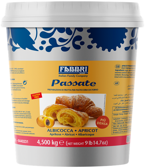Thicker apricot puree for croissants