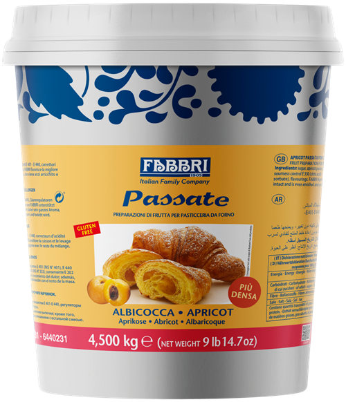 Thicker apricot puree for croissants