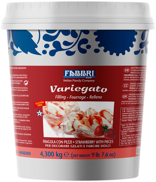 Strawberry with pieces Variegate