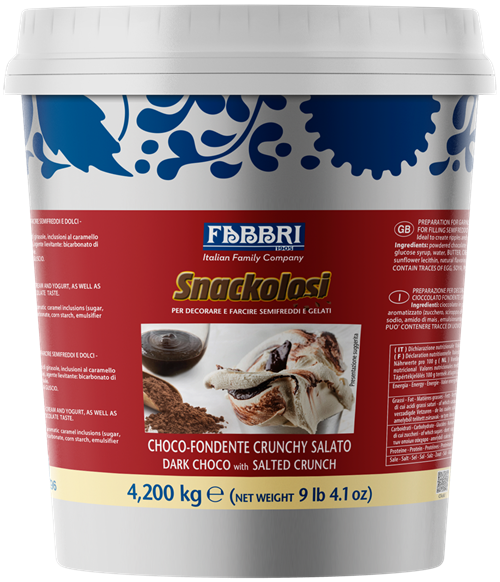 Crunchy Salted Dark Chocolate Snackolosi