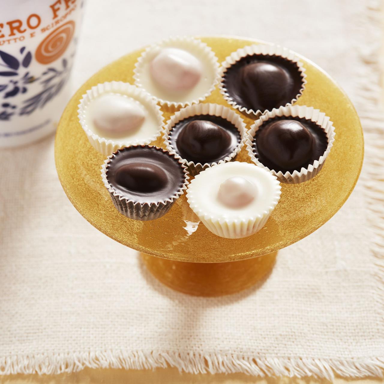 Chocolate and Zenzero Fabbri pralines