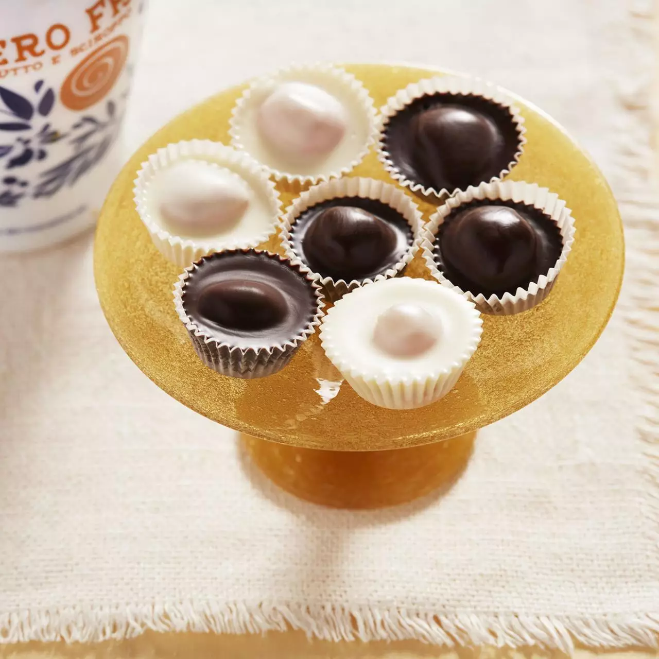 Chocolate and Zenzero Fabbri pralines