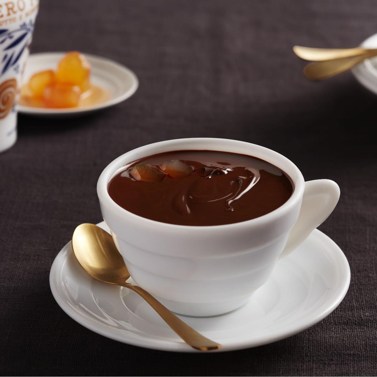 Hot chocolate with Zenzero Fabbri