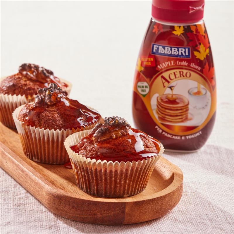 Walnut and Fabbri Maple Muffins