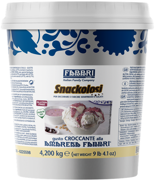 Amarena Fabbri Nut Brittle Snackolosi 4,2 kg
