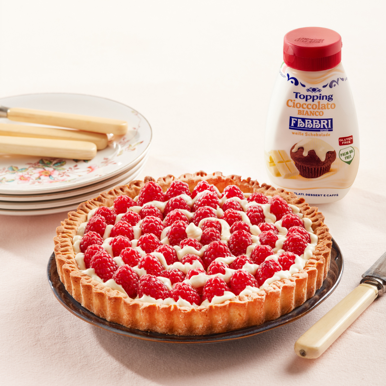 White Chocolate Raspberry Tart