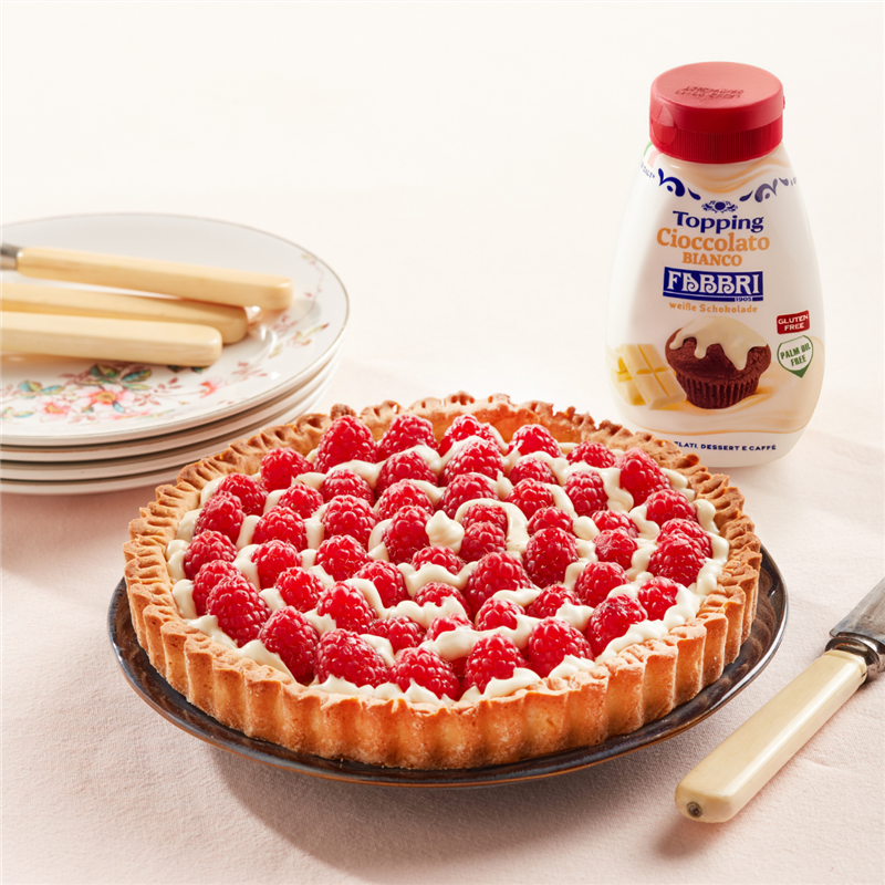White Chocolate Raspberry Tart
