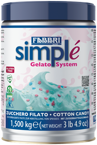 Blue Cotton Candy Simplé